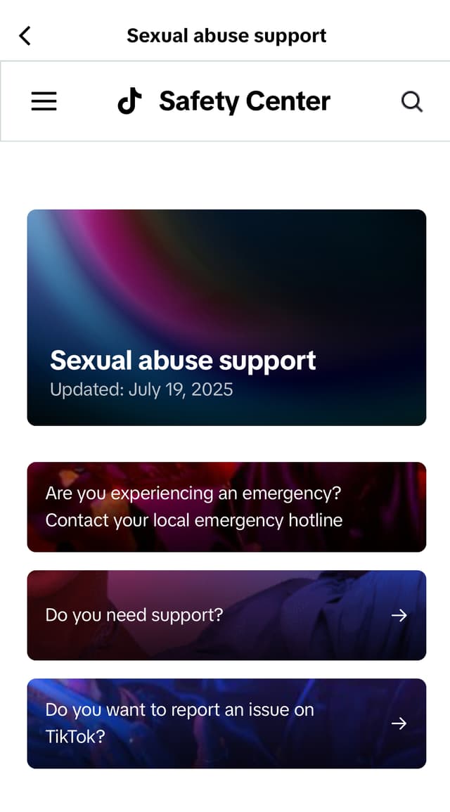 TikTok launches Search Guide in Nepal for sexual abuse awareness and help